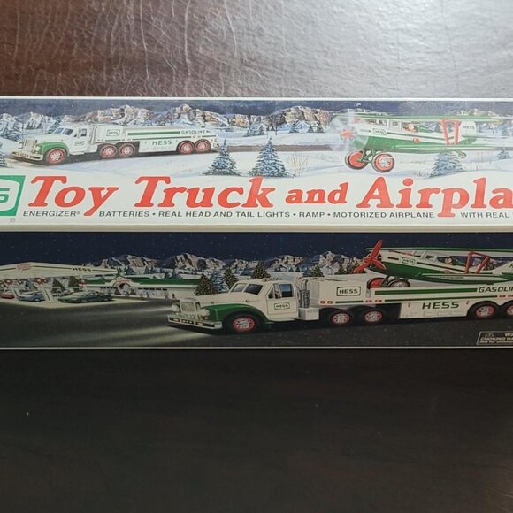 2002 Hess Toy Truck And Airplane New In Box Unopened Holiday - Picture 5 of 6